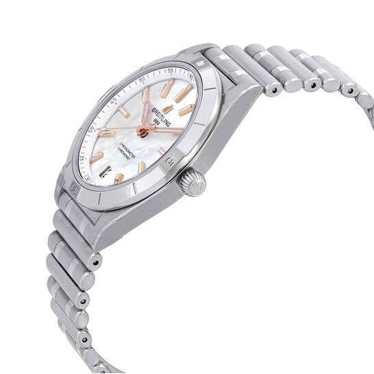 Breitling Chronomat Automatic Diamond White Mother of Pearl Dial Unisex Watch A10380101A4A1 - 546x546 Image #2