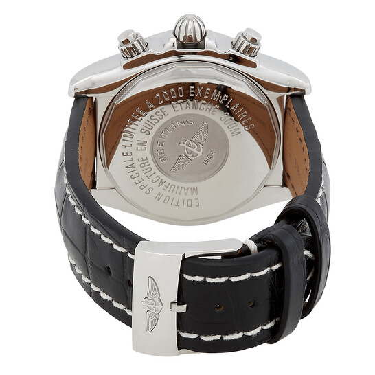 Breitling Chronomat Blackbird A4436010-BB71SS – Orologio Automatico Svizzero Uomo 44 Mm – Cassa In Acciaio, Quadrante Nero, Cronografo, Impermeabile 300m