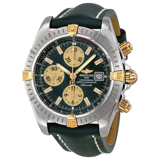 Breitling Chronomat Evolution Automatic Chronograph Green Dial