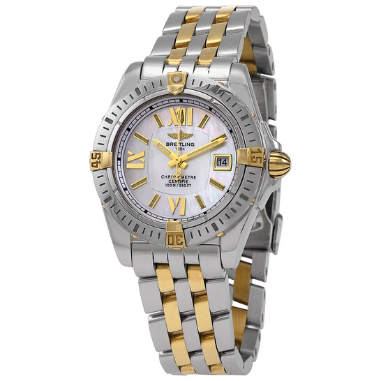 Breitling Cockpit Quartz Ladies 18kt Yellow Gold and Stainless