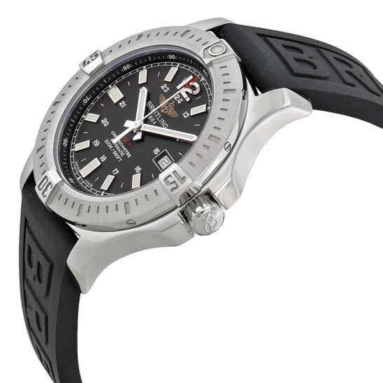 Breitling Colt Automatic Black Dial Black Rubber Men's Watch A1738811-BD44BKPD3 - 546x546 Image #2