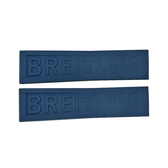 Breitling Diver Pro III Blue Rubber Watch Band Strap 20-18mm - 546x546