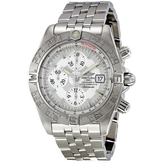 Breitling Galactic Chrono Silver Dial Automatic Men's Watch A1336410-G569SS - 546x546