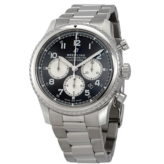 Breitling Navitimer Chronograph Automatic Chronometer Black Dial