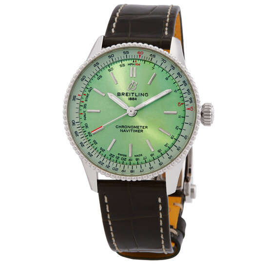 Breitling Navitimer Automatic Chronometer Green Dial Unisex Watch