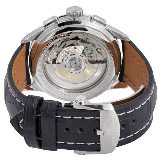 Breitling Premier B01 Chronograph Automatic Chronometer Blue Dial Men's Watch AB0118221C1P1 - 546x546 Image #3