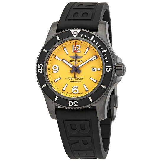 Breitling Superocean 46 Automatic Yellow Dial Men's Watch M17368D71I1S2 - 546x546