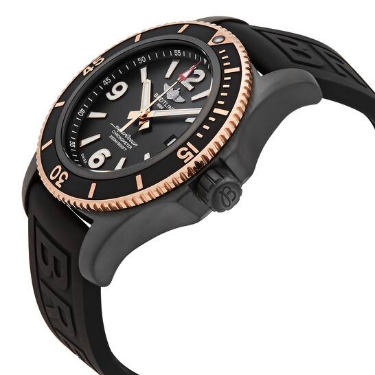 Breitling Superocean Automatic Chronometer Black Dial 46 mm Men's