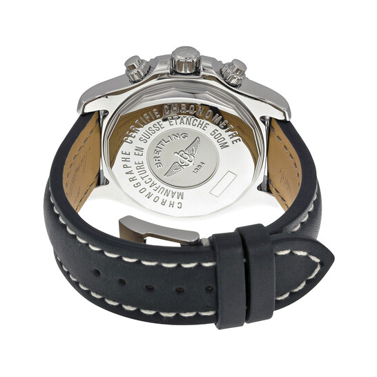 Breitling Superocean Chronograph II Automatic Black Dial Black Leather Men's Watch A13341A8-BA85BKLT - 546x546 Image #3