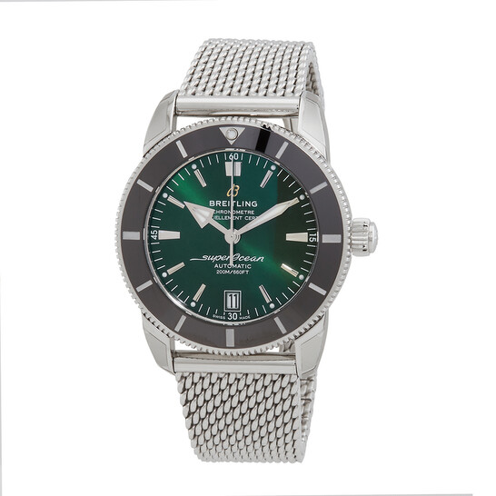 Breitling Superocean Heritage Automatic Chronometer Green Dial Men's Watch  AB2010121L1A1