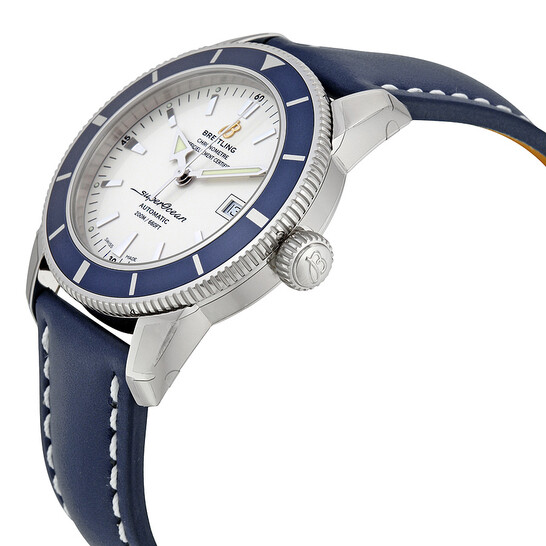 Breitling Superocean Heritage Automatic Silver Dial Blue Leather Men's Watch A1732116-G717BLLD Breitling Superocean Heritage Automatic Silver Dial Blue Leather Men's Watch A1732116-G717BLLD - 546x546 Image #2