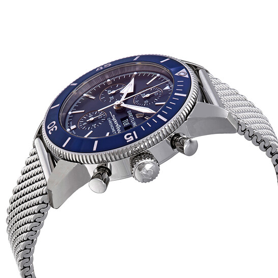 Breitling Superocean Heritage II Chronograph Automatic Chronometer Blue  Dial Men's Watch A13313161C1A1 - Main Image