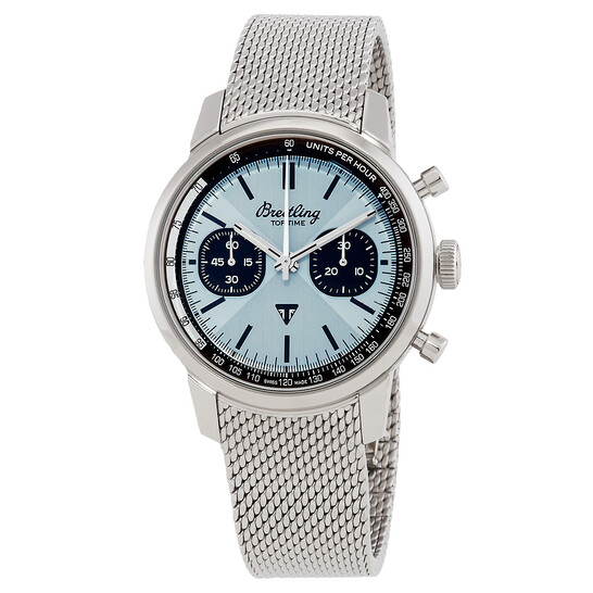 Breitling Top Time Chronograph Automatic Chronometer Blue Dial