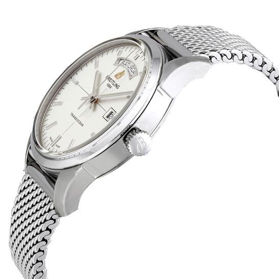 Breitling Transocean Automatic Silver Dial Men's Watch A45310121G1A1 - 546x546 Image #2