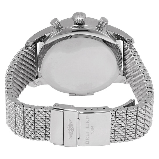 Breitling Transocean Chronograph Edition Silver Dial Auomatic Men's Watch AB015412-G784SS - 546x546 Image #3