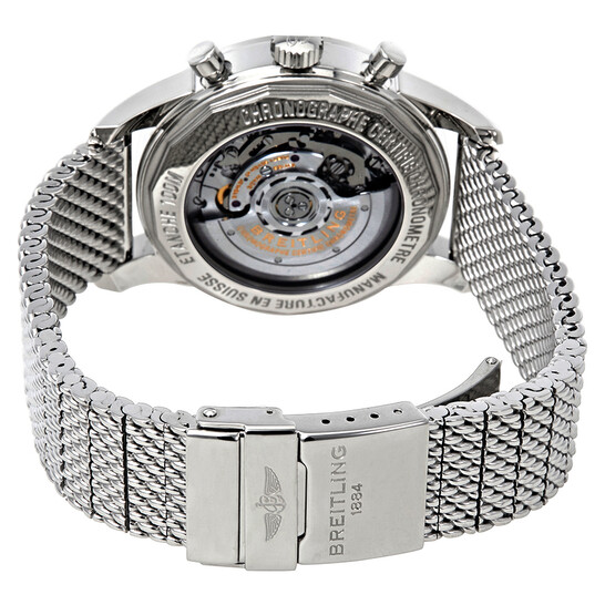 Breitling Transocean Chronograph Silver Dial Men's Watch AB015253-G724SS - 546x546 Image #3