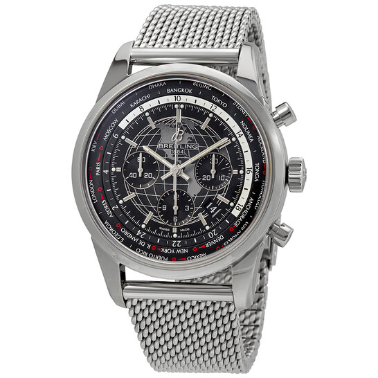 Breitling Transocean Chronograph Unitime World Time Automatic