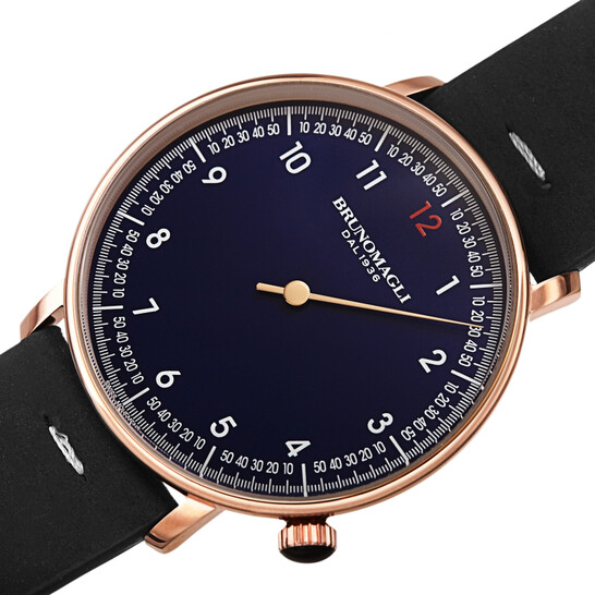 Bruno Magli Roma Fiero Quartz Blue Dial Men's Watch