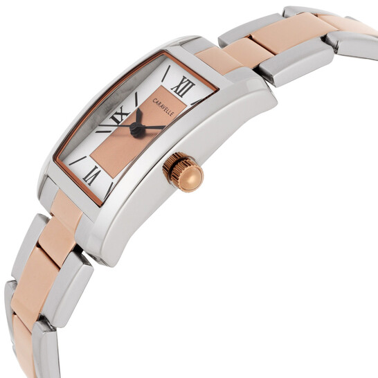 Caravelle by Bulova Women\'s Watch 45L187 Quartz Rose White Dial Brown Le… Ladies main image 2