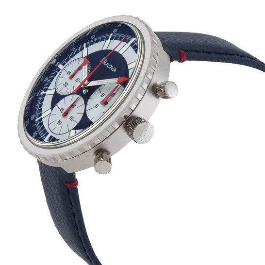 Bulova Chronograph C Quartz White Dial Men's Watch 96A283