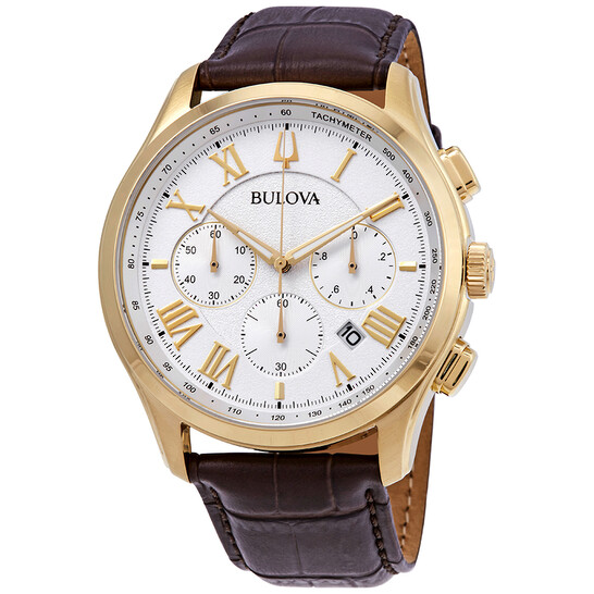 Bulova Classic White Textured Dial Men display picture 2
