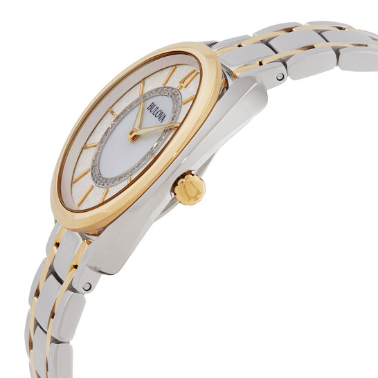 Bulova Duality Quartz Ladies Watch 98X134 042429592735 - Watches