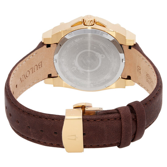 Bulova Icon Precisionist Black Dial Men's Watch 97B216 042429594104 ...