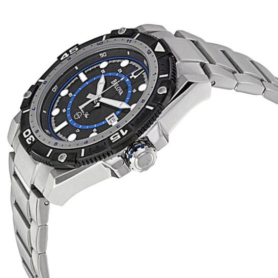 Bulova Marine Star Black Dial Stainless Steel Men's Watch 98B177 Bulova Marine Star Black Dial Stainless Steel Men's Watch 98B177 - 546x546 Image #2