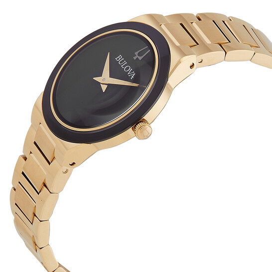Bulova Millennia Quartz Black Dial Ladies Watch 97L175  display picture 2