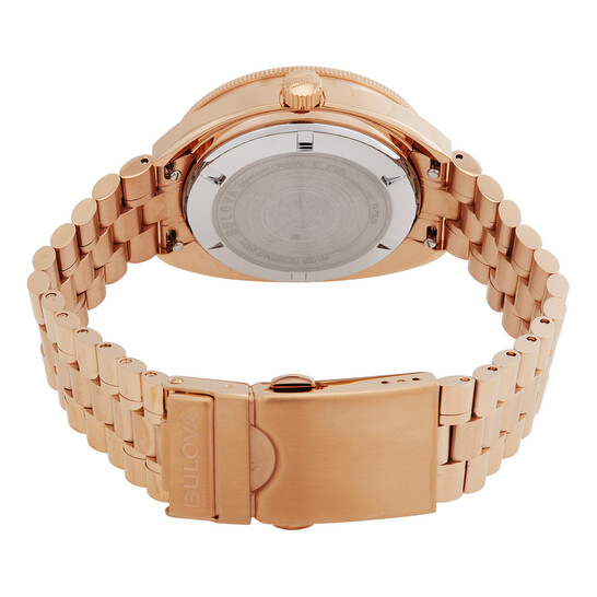 Bulova Oceanographer GMT Automatic Black Dial Men's Watch 97B215