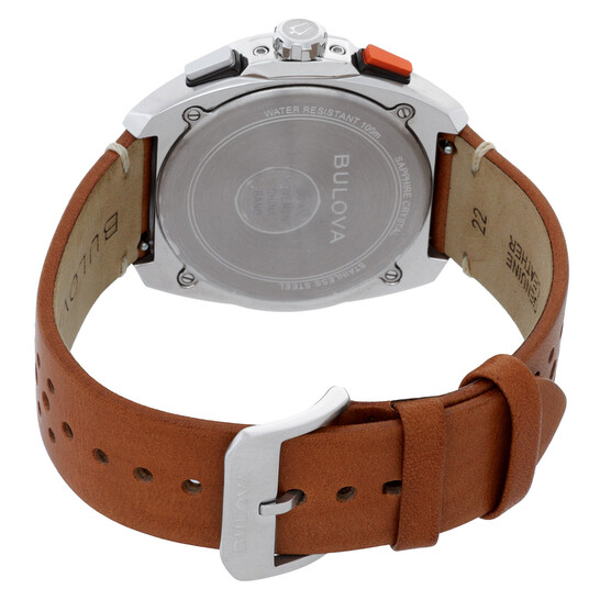 Bulova Racer Chronograph Quartz Black Dial Men's Watch 98B427 ...