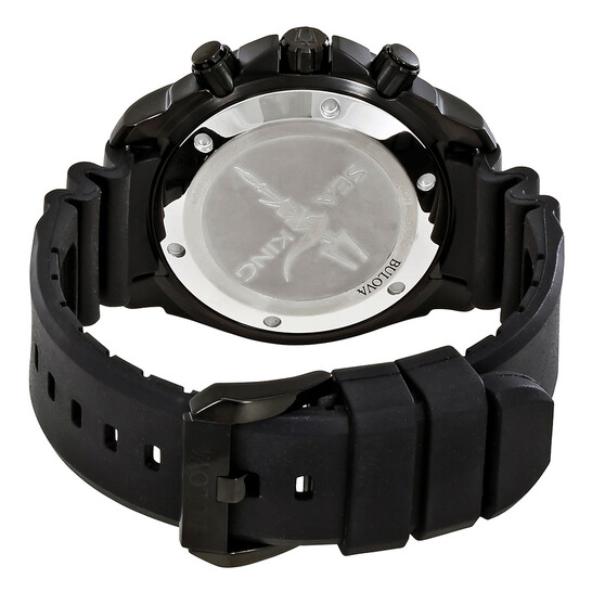 ★ブローバ BULOVA SEA KING ブラックPVD 漆黒 UHFクォーツ ブローバ 腕時計 シーキング UHFコレクション ブラック×ブラック