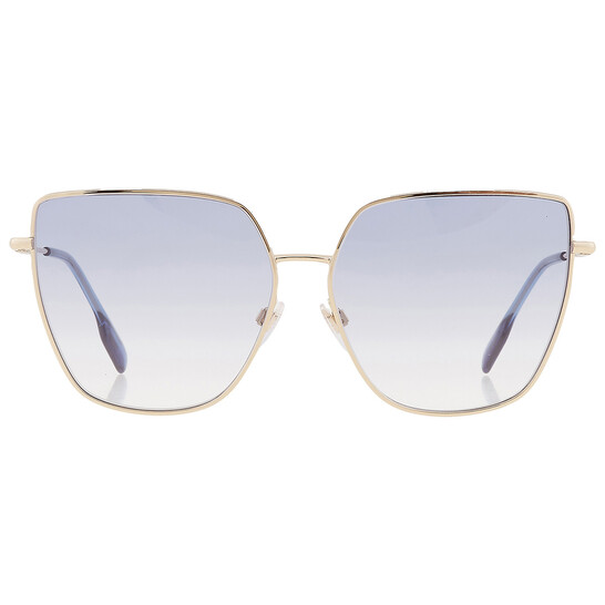 Burberry Alexis Blue Gradient Butterfly Ladies Sunglasses