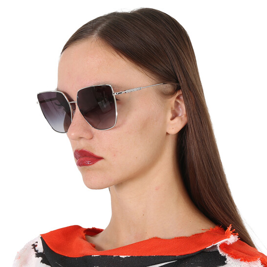 Burberry Alexis Grey Gradient Cat Eye Ladies Sunglasses  display picture 3