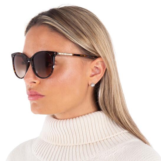 Burberry Alice Brown Gradient Cat Eye Ladies Sunglasses  display picture 1