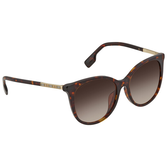 Burberry Alice Brown Gradient Cat Eye Ladies Sunglasses  display picture 3