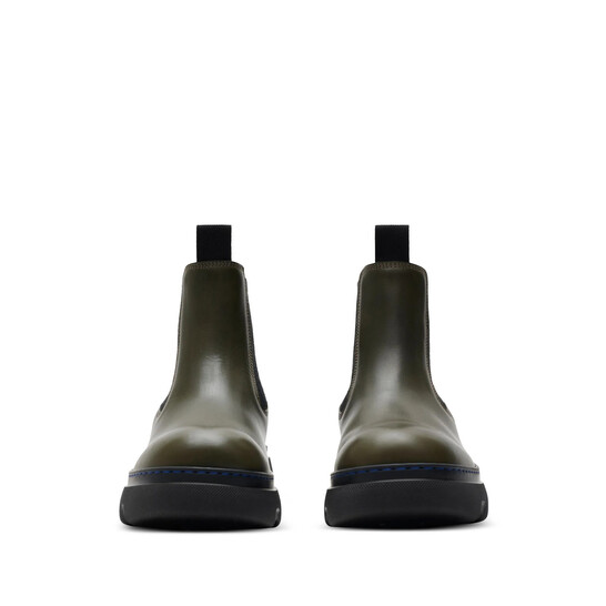 A17905 美品 バーバリー CREEPER CHELSEA BOOT 黒40 Burberry Leather Creeper Chelsea Boots on SALE | Saks OFF 5TH