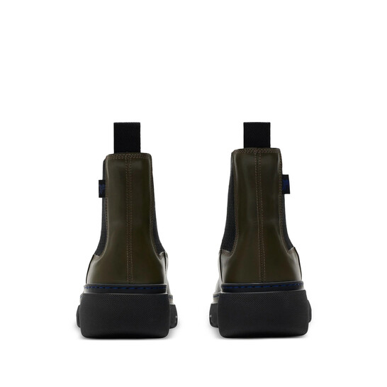 Burberry Ankle Boot Creeper Chelsea Boots, Brand Size 37 ( US Size