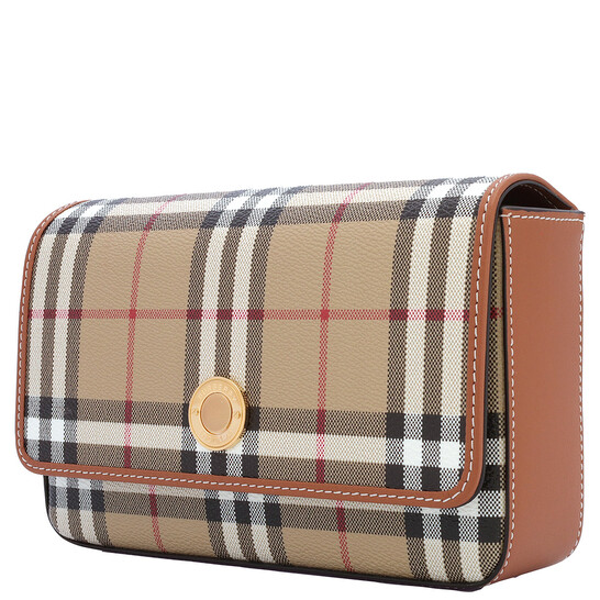 【BURBERRY】Hampshire Crossbag/追跡+関税+全国送料込み Hampshire Bag in Archive beige - Women, Vintage Check