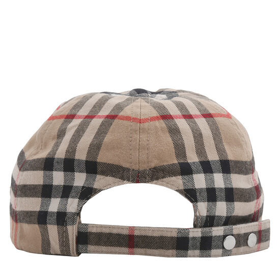 キャップ BURBERRY Check logo cap Burberry Check Logo Cap - Beige - Women | 8100741 | thebs.com