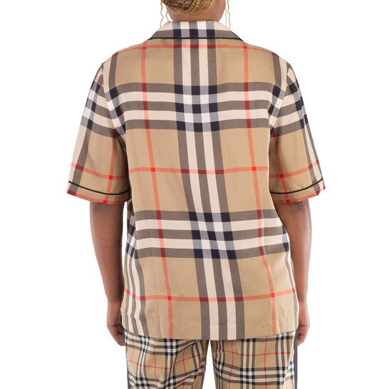 Burberry Archive Beige Vintage Check Pyjama Shirt, Brand