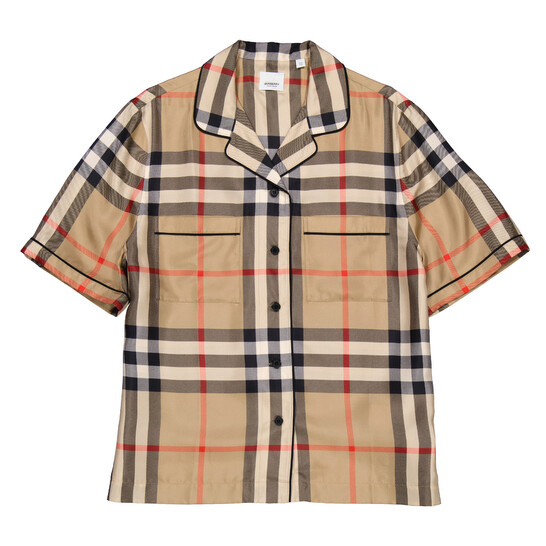 Burberry Archive Beige Vintage Check Pyjama Shirt, Brand