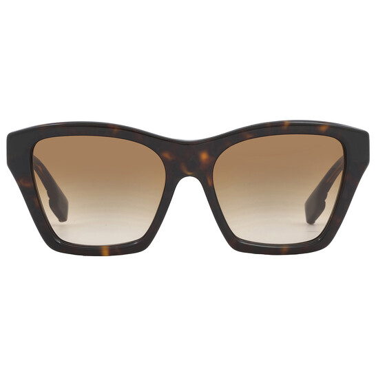 Burberry Arden Brown Gradient Butterfly Ladies Sunglasses  display picture 3