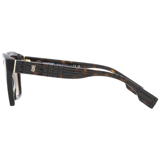 小物 Burberry Sunglasses Brown Gradient Check チェック スクエア サングラス (バーチブラウン) - メンズ