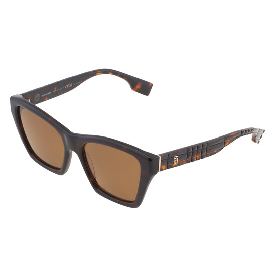 Burberry Arden Polarized Brown Cat Eye Ladies Sunglasses  display picture 3