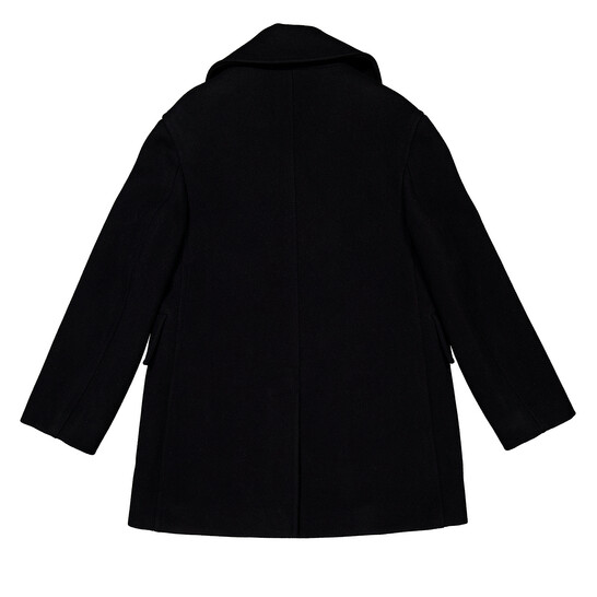 Burberry Ashwater Long-Sleeved Wool Peacoat, Brand Size 4