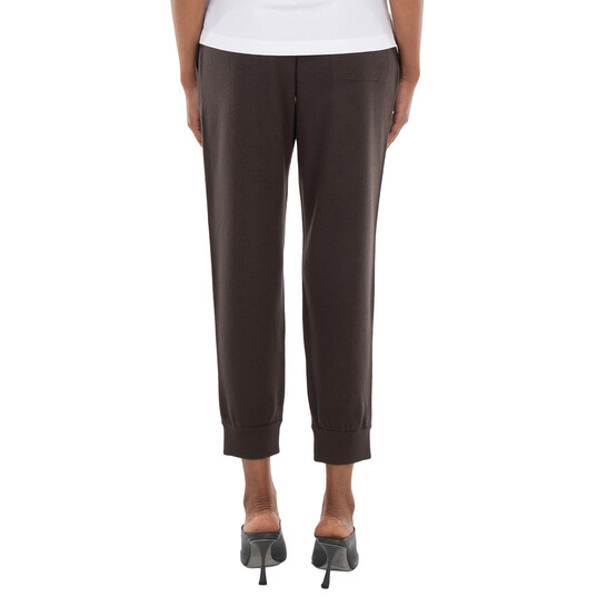 Burberry Asian Fit Logo-Embellished Wool Jogging Pants, Size
