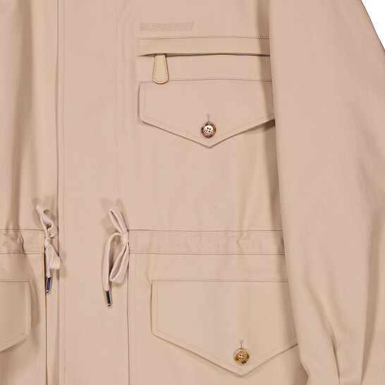 Burberry Backwell Single-Breasted Cotton Jacket, Brand Size 54 (US