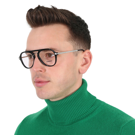 Burberry Bailey Demo Pilot Men's Eyeglasses BE2377 3001 53