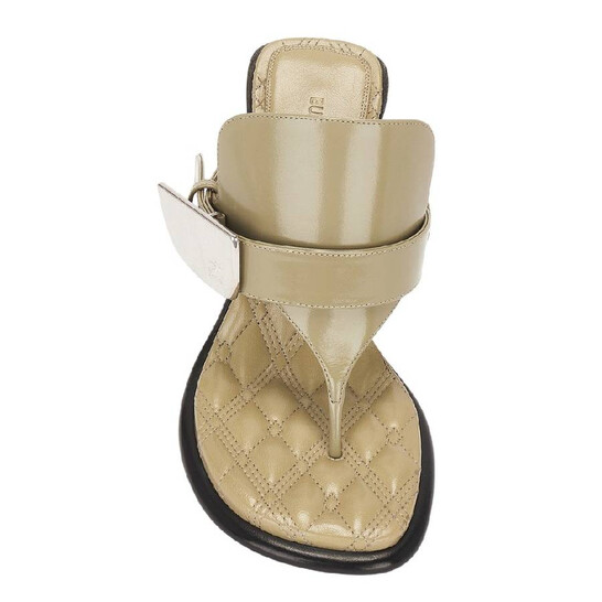 シューズ・サンダルその他 Burberry Light beige leather Bay sandals Burberry Light beige leather Bay sandals | TheDoubleF